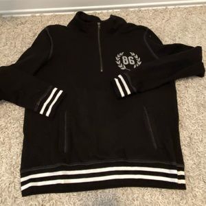 Pink 1/2 zip sweatshirt